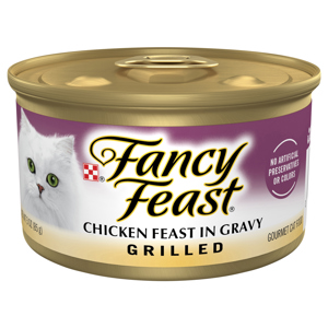 Fancy Feast Grilled Chicken Feast in Gravy Cat Food, 3 oz (85 g)