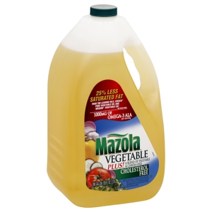 Mazola Vegetable & Canola Oil, Cholesterol Free, one gallon (128 fl oz) 3.78 l