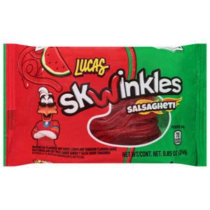 Lucas Salsagheti Watermelon Flavored Candy Strips, 0.85 oz (24 g)