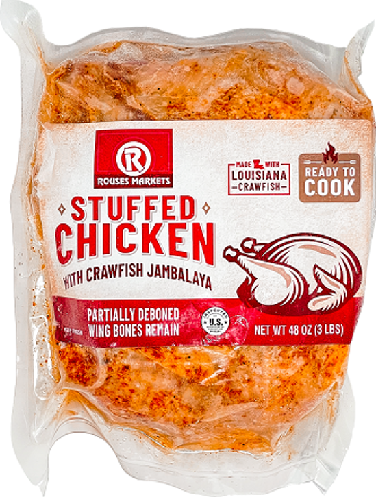 Welcome – #68 Plaquemine – Rouses Stuffed Chicken Crawfish