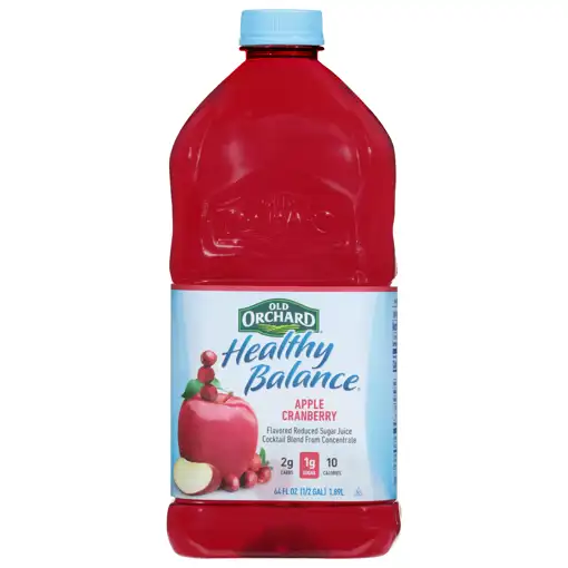 Old Orchard Juice, Apple Cranberry, 64 fl oz (1/2 gal) l