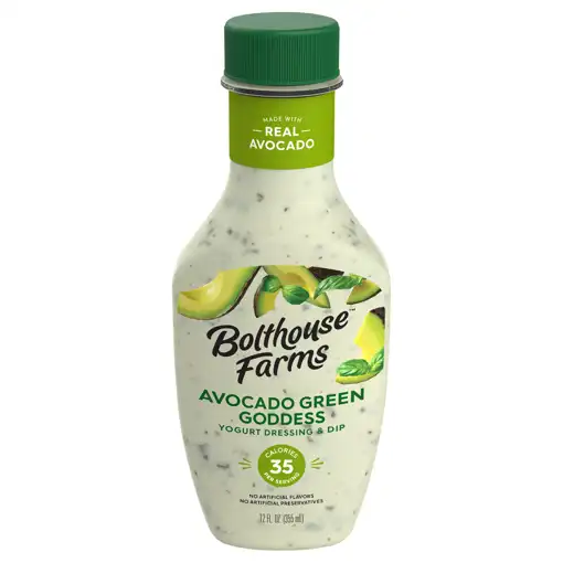 Gluten Free  Brink's Market  Bolthouse Farms Yogurt Dressing & Dip,  Avocado Green Goddess, 12 Fl Oz (355 Ml)