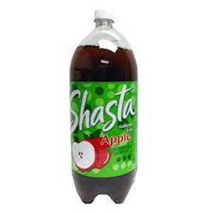 Shasta Soda, Caffeine Free, Apple, 67.6 fl oz (2 qt 3.6 fl oz) 2 liter