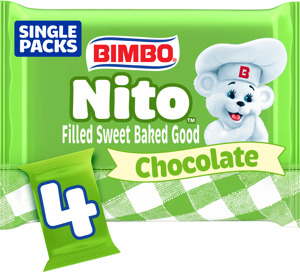 Bimbo Chocolate Crème Filled Sweet Baked Good, 4 packs, 8.76 oz