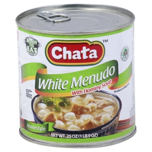 Chata Menudo, White, with Hominy Soup, Homestyle, 25 oz (1 lb 9 oz)