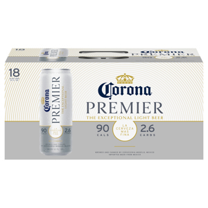 Corona Premier Beer, 18 - 12 fl oz cans
