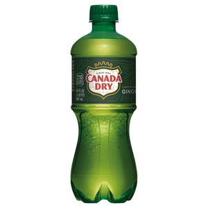 Canada Dry Ginger Ale, Caffeine Free, 20 fl oz (1.25 pt) 591 ml