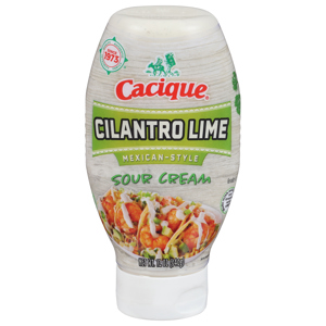 Cacique Mexican-Style Cilantro Lime Sour Cream, 12 oz (340 g)
