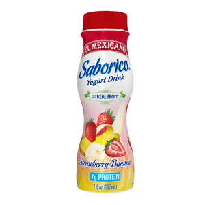 El Mexicano Yogurt Drink, Strawberry-Banana, 7 fl oz (207 ml)