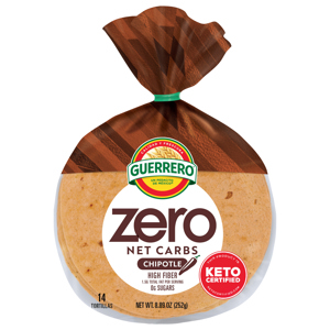 Guerrero Zero Net Carbs Chipotle Tortillas, 14 tortillas [8.89 oz (252 g)]