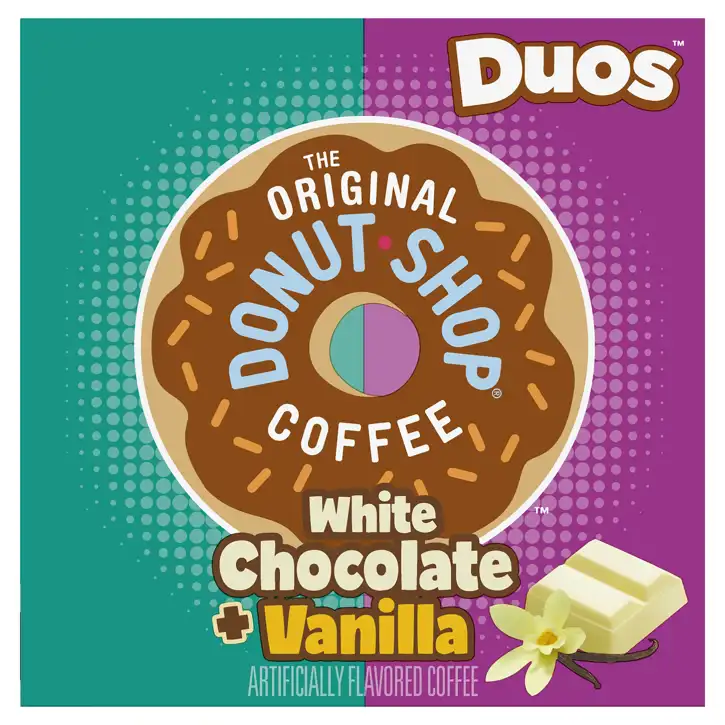 The Original Donut Shop Vanilla Latte Coffee 20 to 160 K cup Pods