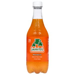 Jarritos Soda, Mandarin, 17.7 fl oz (1.1 pt) 524 ml