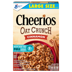 Cheerios Cinnamon Cereal, 18.2 oz (1 lb 2.2 oz) 515 g