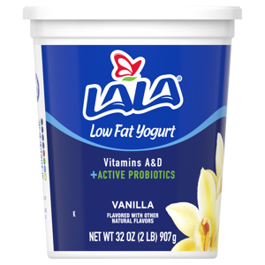 Lala Yogurt, Vanilla, Low Fat, 32 oz (2 lb) 907 g