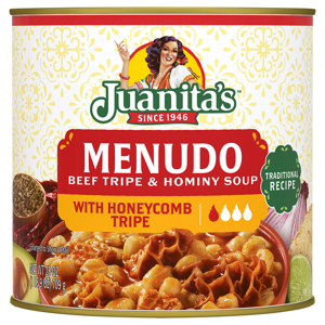 Juanita's Beef Tripe & Hominy Soup with Honeycomb Tripe, 25 oz (1 lb 9 oz) 709 g