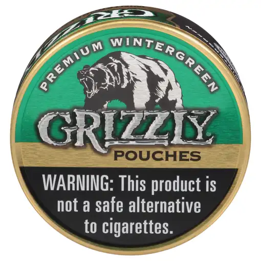 grizzly tobacco promotions Dip [Moist Tobacco] Slim Moist Pouch Strong Grizzly EMPTY 20 Years Anniversary