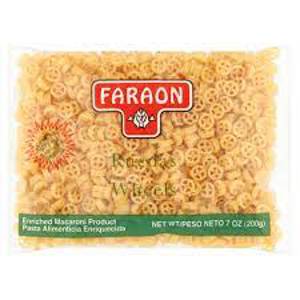 Faraon Ruedas Wheels Pasta, 7 oz