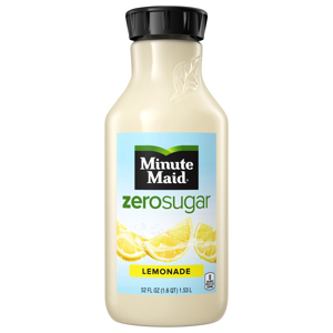 Minute Maid Lemonade, Zero Sugar, 52 fl oz (1.6 pt) 1.53 l