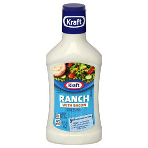 Kraft Ranch with Bacon Dressing, 16 fl oz (1 pt) 473 ml