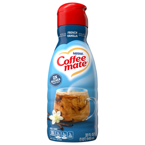 Coffee-Mate Creamer, Non-Dairy, French Vanilla, 32 fl oz (1 qt) 946 ml