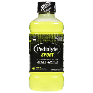 Pedialyte Electrolyte Solution, Lemon Lime, 33.8 fl oz (1.05 qt) 1 l