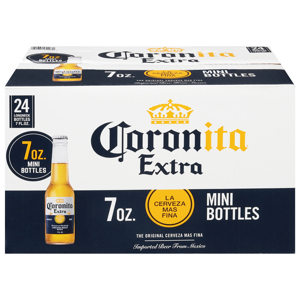Coronita Extra Beer, Mini, 24 - 7 fl oz bottles