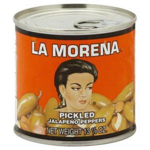 La Morena Sliced Jalapeños, 108 oz
