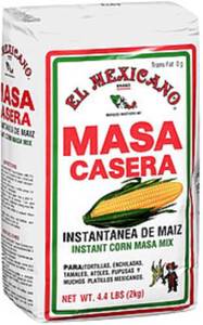 El Mexicano Masa Casera, Instant Corn Masa Mix, 4.4 lb