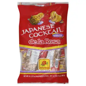 De La Rosa Peanuts, Japanese Cocktail, 14 - 1.5 oz (42 g) packets [20.7 oz (588 g)]