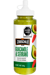 Zaaschila Guacamole, Cremosa, Hot!, 9.35 oz (265 g)
