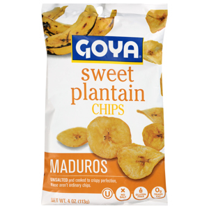 Goya Plantain Chips, Ripe, 4 oz (113 g)