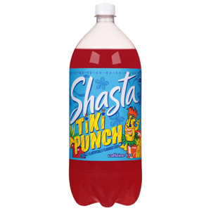 Shasta Soda, Caffeine Free, Tiki Punch, 2 liter (2 qt 3.6 fl oz) 67.6 fl oz