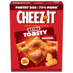 Cheez-It Extra Toasty Original Baked Snack Crackers Pantry Size, 12.4 oz (351 g)