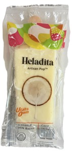 Heladita Ice Pop Milk 4z Coconut
