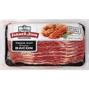 Farmer John Premium Thick Cut Naturally Hardwood Smoked Bacon, 12 oz (340 g)