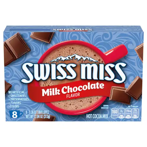 All  Deli – #58 Baton Rouge – Swiss Miss Hot Cocoa Mix, Milk Chocolate  Flavor, 8 - 1.38 Oz Envelopes [11.4 Oz (313 G)]