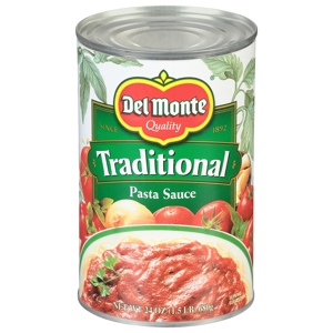 Del Monte Pasta Sauce, Traditional, 24 oz (1.5 lb) 680 g