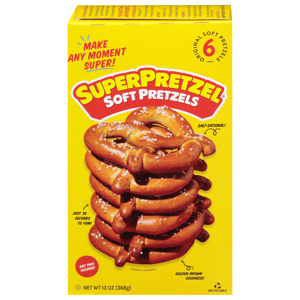 SuperPretzel Soft Original Pretzels, 6 pretzels [13 oz (368 g)]