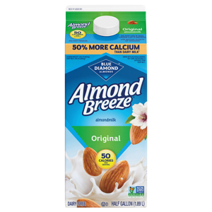 Almond Breeze Original Almondmilk, half gallon (1.89 l)