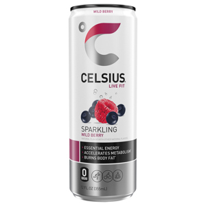 Celsius Sparkling Wild Berry Energy Drink, 12 fl oz (355 ml)