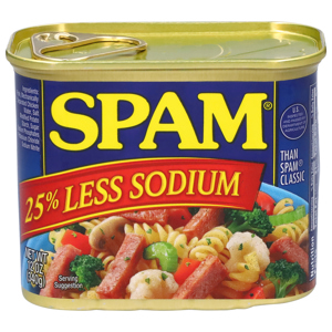 Spam 25% Less Sodium Meat, 12 oz (340 g)