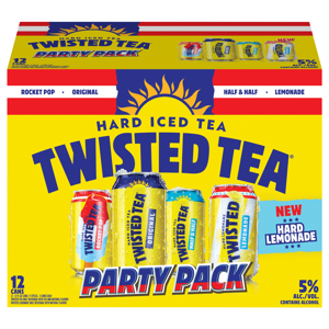 Twisted Tea Hard Iced Tea Party Pack, 12 - 12 fl oz cans