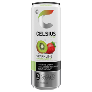Celsius Sparkling Kiwi Strawberry Energy Drink, 12 fl oz (355 ml)