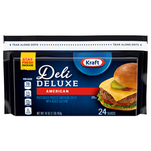 Kraft American Cheese Slices, 24 slices [16 oz (1 lb) 453 g]
