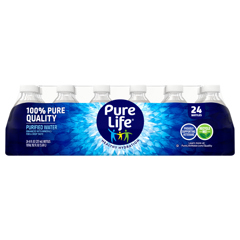 Pure Life Purified Water, 24 - 8 Fl Oz (237 Ml) Bottles [192 Fl Oz