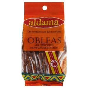 Aldama Candy Wafers, Milk, Obleas, 20 - 0.35 oz (10 g) pieces [7 oz (200 g)]