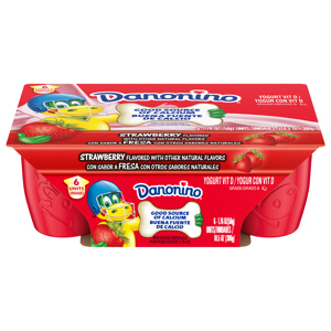 Danonino Strawberry Yogurt, 6 - 1.76 oz (50 g) each [10.5 oz (300g)]