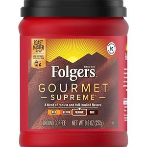 Folgers Coffee, Gourmet Supreme, NET WT 9.6 OZ (272g)