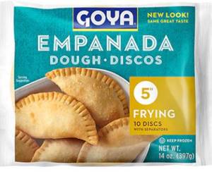 Goya Frying Discs 5 Inch Empanada, 10 discs [14 oz (397 g)]