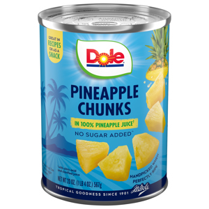 Dole Pineapple Chunks, 20 oz (1 lb 4 oz) 567 g